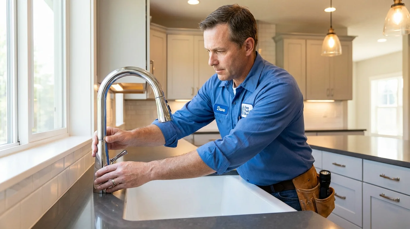 Kitchen faucet installation by Johns Plumbing LLC in Aurora